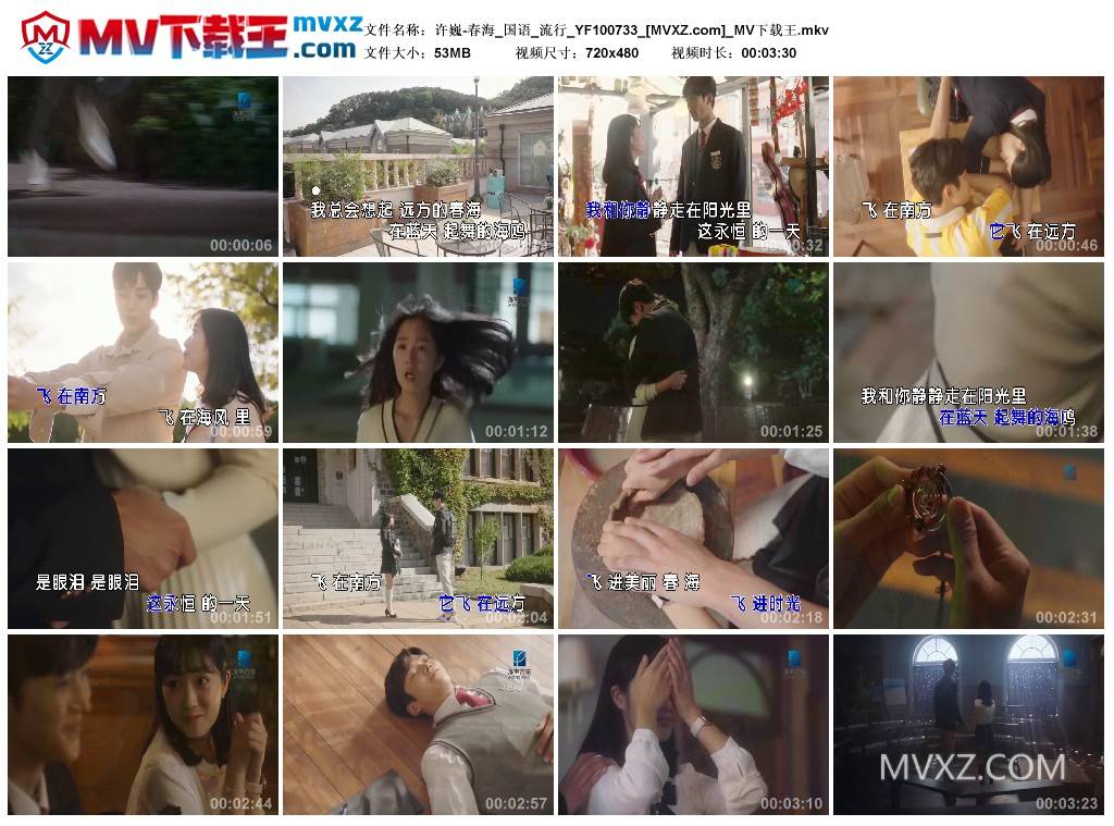 许巍-春海_国语_流行_YF100733